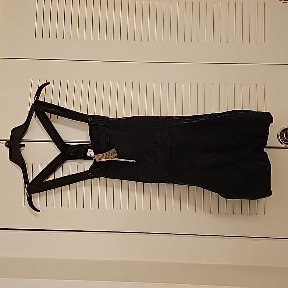 BDG Lou Balloon Romper In blk noir Women'S At Urban Outfitters